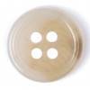 Milward Buttons - Size 15mm, 4 Hole, Light Tortoieshell Effect, Brown, Pack of 5