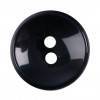 Milward Buttons - Size 25mm, 2 Hole, Black, Pack of 2