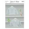 Cardigan and Sweater in James C Brett Baby Twinkle Prints DK (JB372)