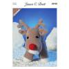 Rudolf the Reindeer in James C. Brett Flutterby Chunky (JB405)