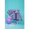 Striped Hooded Jacket and Blanket Knitting Patterns