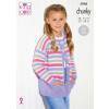 Sweater and Cardigan in King Cole Big Value Chunky (5948)
