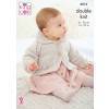 Jacket, Angel Top, Cardigan and Hat in King Cole Baby Glitz DK (6014)