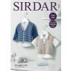Cardigan and Waistcoat in Sirdar Snuggly 4 Ply (5221)