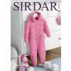 Hooded All-in-One Sirdar Supersoft Aran (5239)