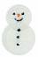 Knitted snowman Christmas jumper decoration