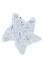Small knitted star Christmas decoration