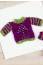Small knitted Christmas jumper with beads
