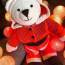 Bo Bear Santa Suit in West Yorkshire Spinners Bo Peep DK Pattern