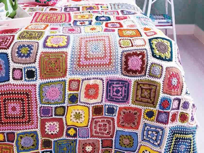 Happily Ever After Granny Square Blanket Crochet-A-Long