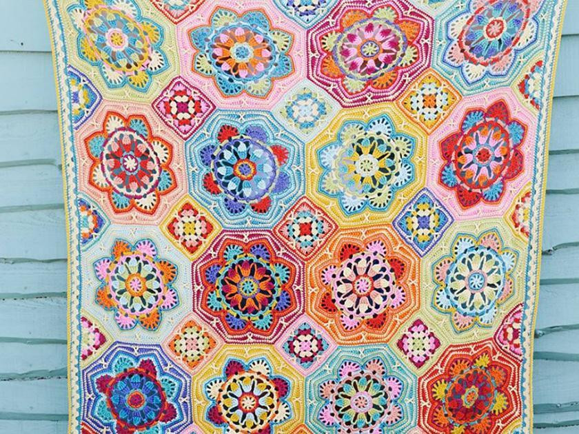 Stylecraft Persian Tiles - Eastern Jewels Crochet Blanket Kit