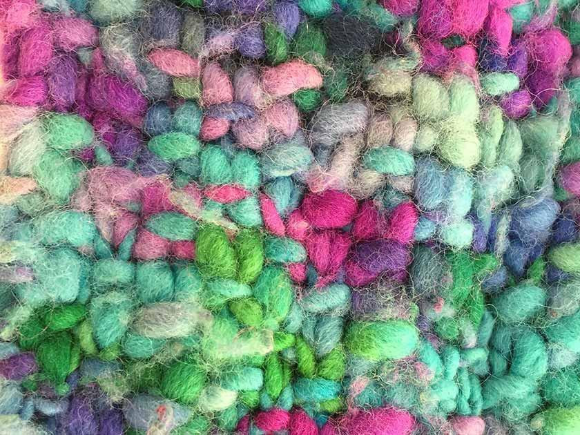 How to knit: Casting on with slub yarn