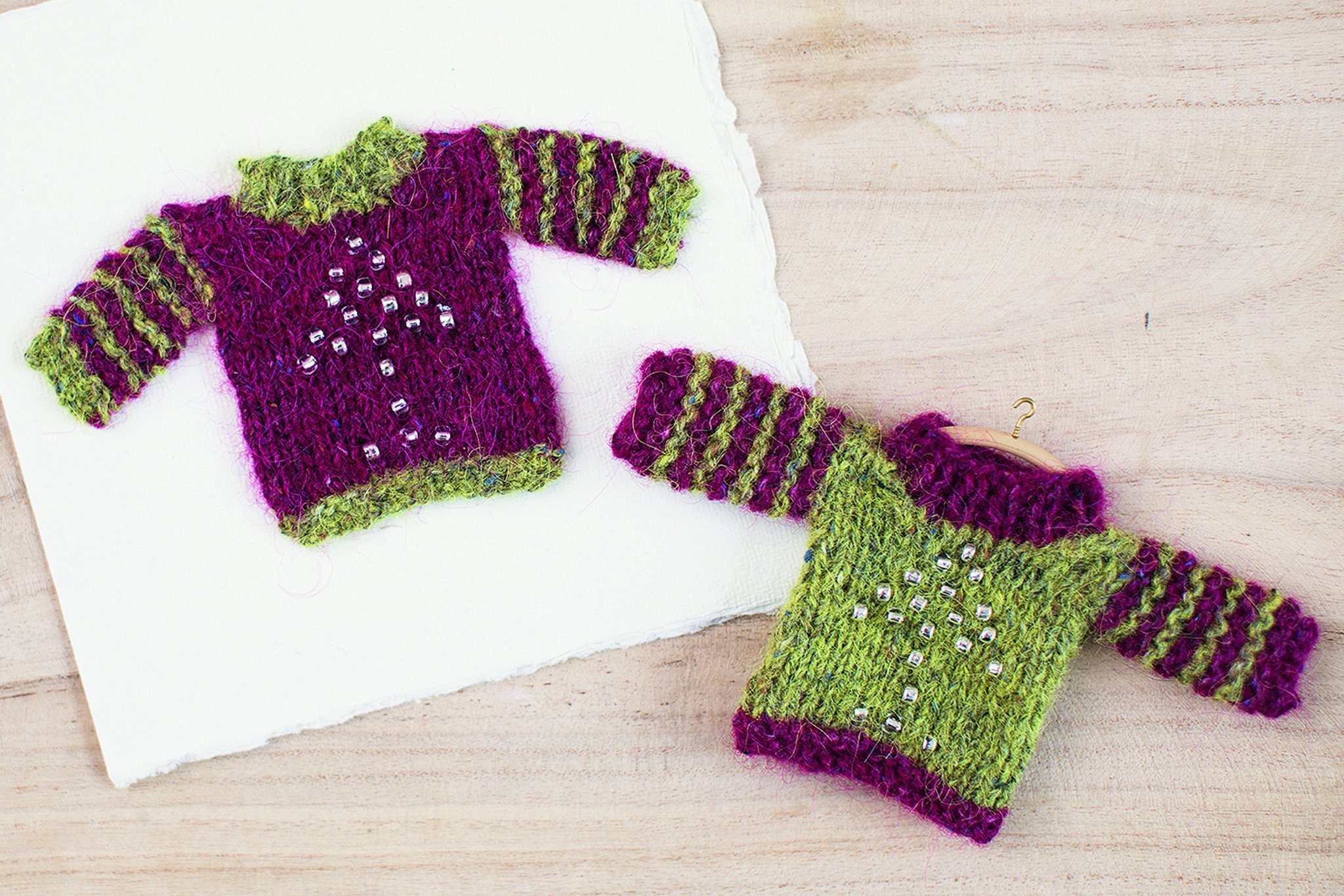 Mini Christmas Jumper Knitting Pattern