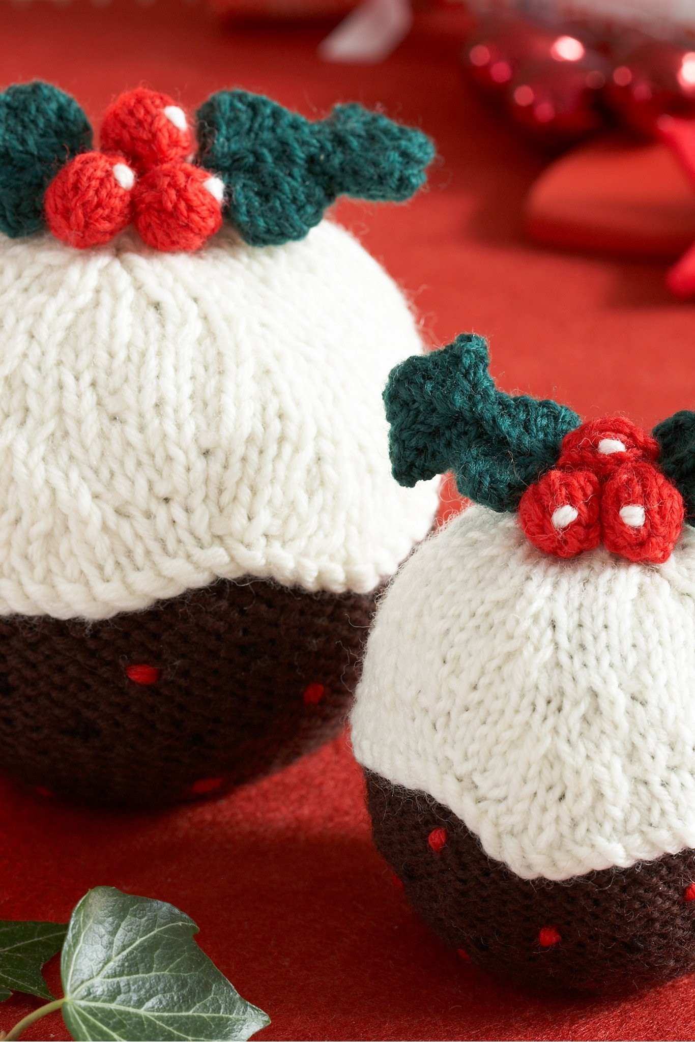 Christmas Pudding Decoration Knitting Patterns