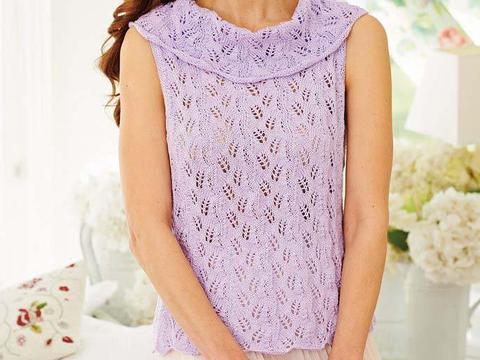 knitted lace top