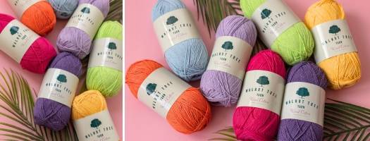 NEW SHADES! Walnut Tree Yarn Kind Cotton